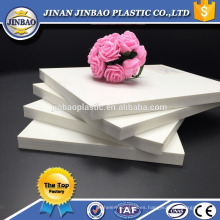 Jinbao publicidad tablero de pvc 1/2 &quot;3/4&quot; de espesor celuka hoja de espuma